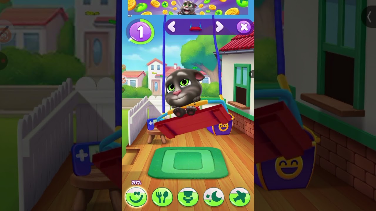 Nem sei o tema, mais assiste. (My talking tom 2)