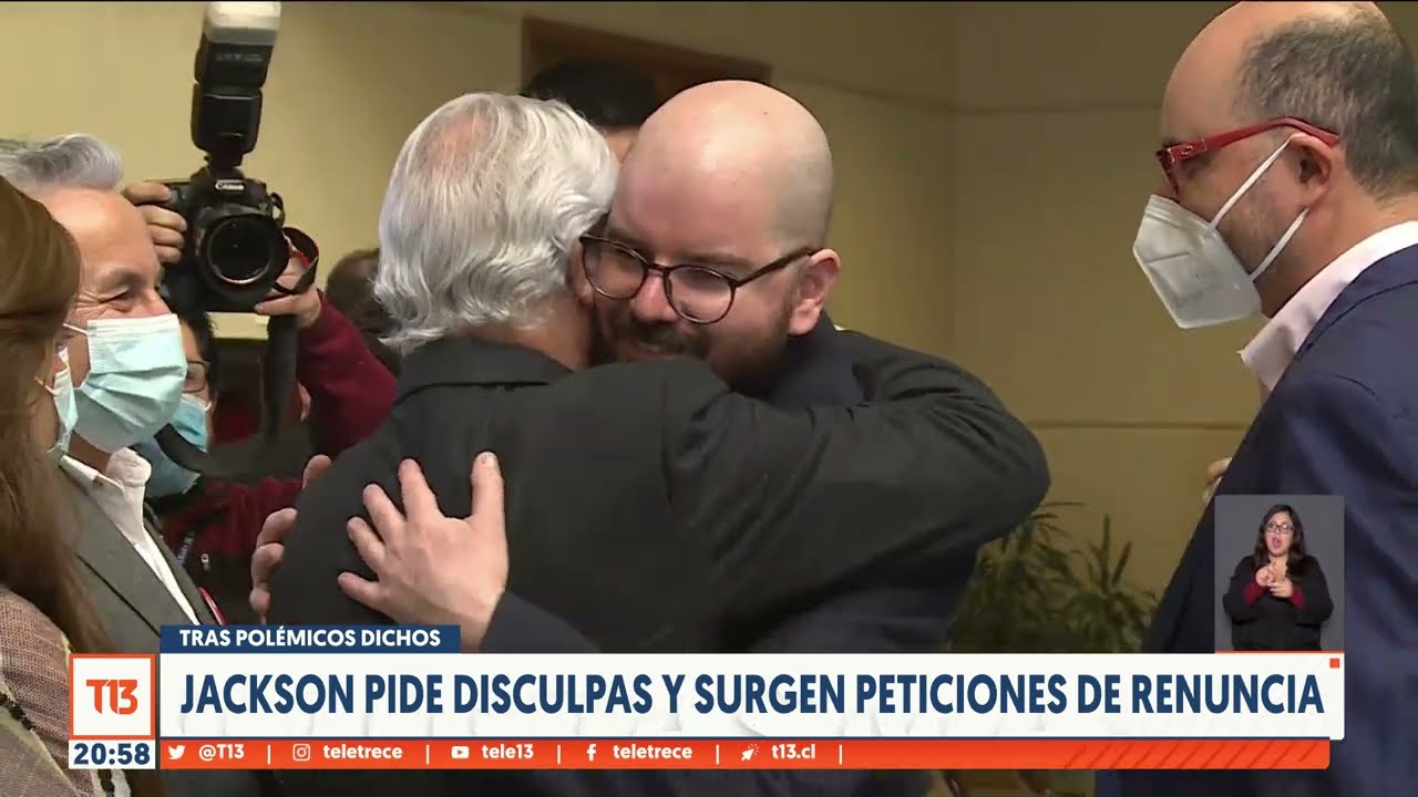 Ministro Jackson ofrece disculpas y surgen peticiones de renuncia