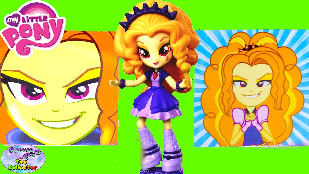 My Little Pony Equestria Girls Minis Adagio Dazzle Rainbow Rocks Surprise Egg and Toy Collector SETC