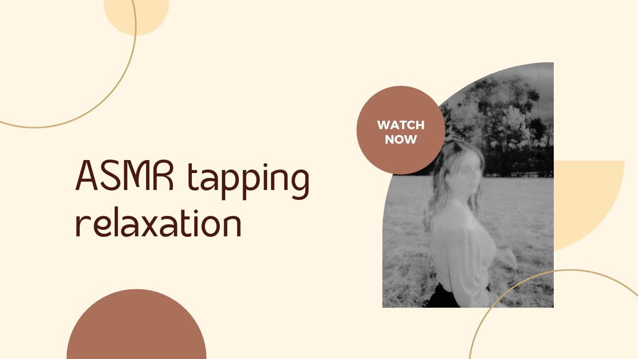 Asmr tapping, détente et relaxation 😴