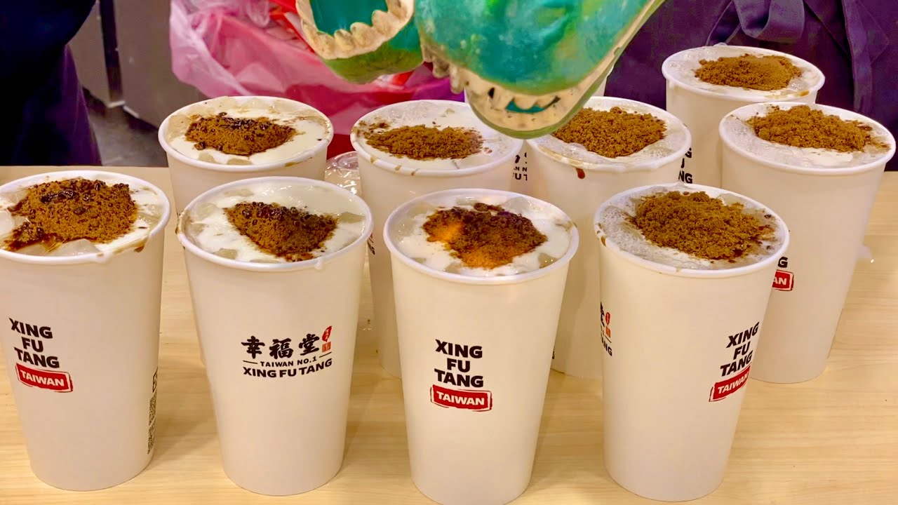 압도적1위! 대만 흑당버블티 행복당 🇹🇼 No.1 Brown Sugar Bubble Milk Tea | Boba Tea | Ximending Xing Fu Tang | 幸福堂