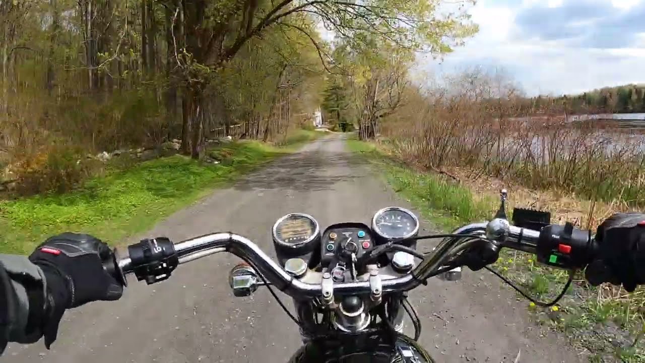 1975 Norton Commando 850 with 492 Miles- POV Riding Video