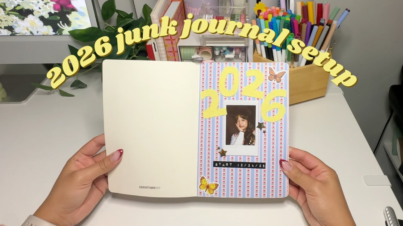 let&rsquo;s set up my 2026 junk journal together! ✿