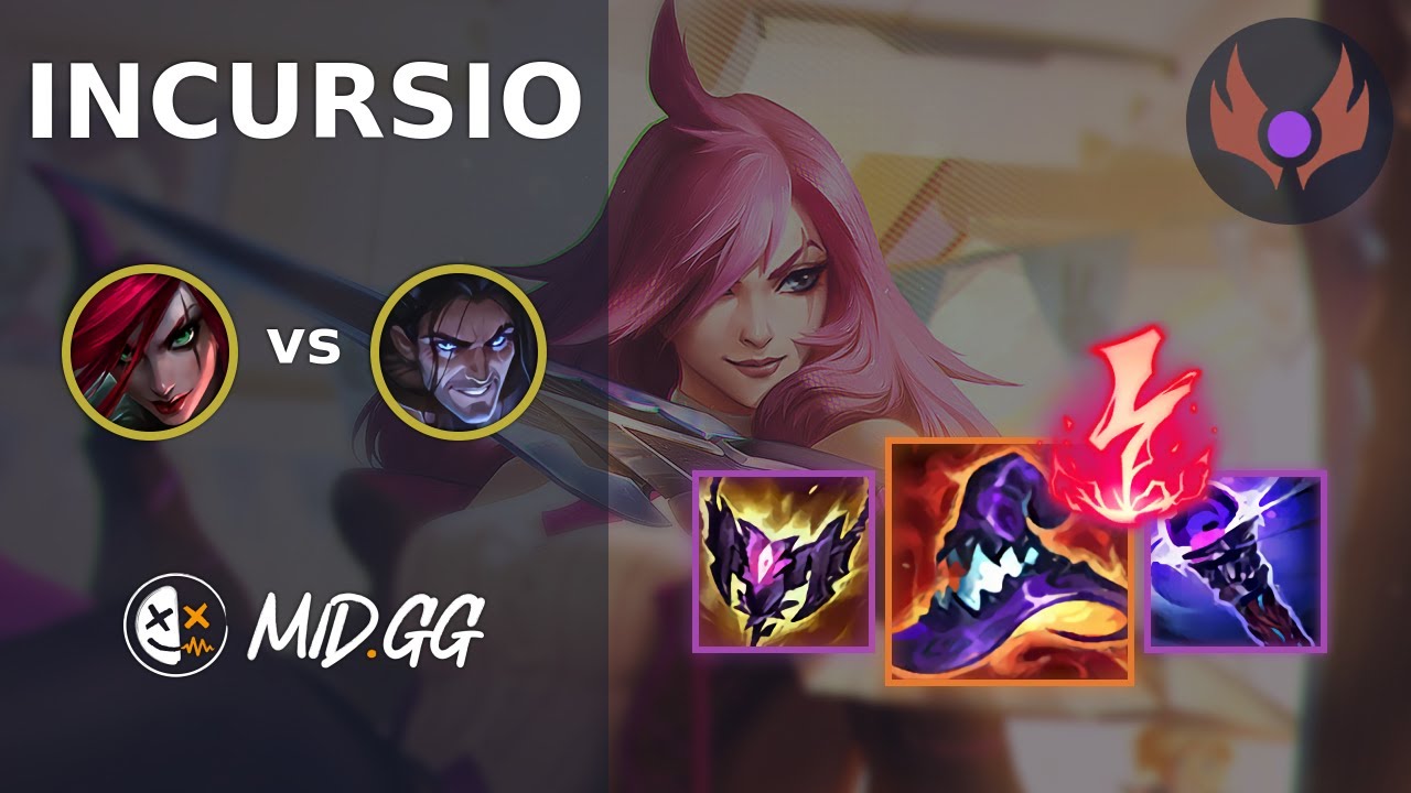 MID.GG: [Рейд] Катарина MID против Сайласа | OCE MASTER | Сезон LOL 2025
