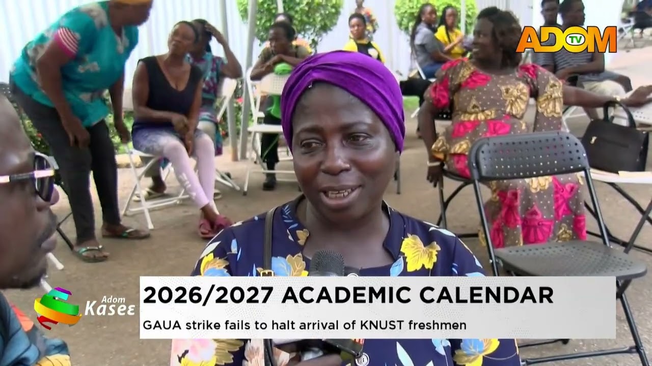 2026/2027 Academic Calendar: GAUA strike fails to halt the  arrival of KNUST freshmen - News