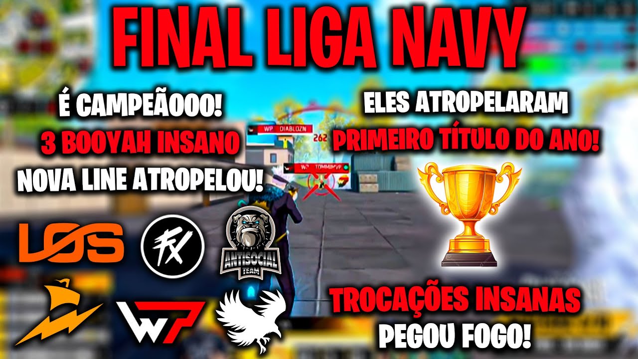 É CAMPEÃOO! DOLLARS ANTI FLUXO BRATVA! NOVA LINE ATROPELOU PRIMEIRO CAMPEÃO DO ANO! FINAL LIGA NAVY!
