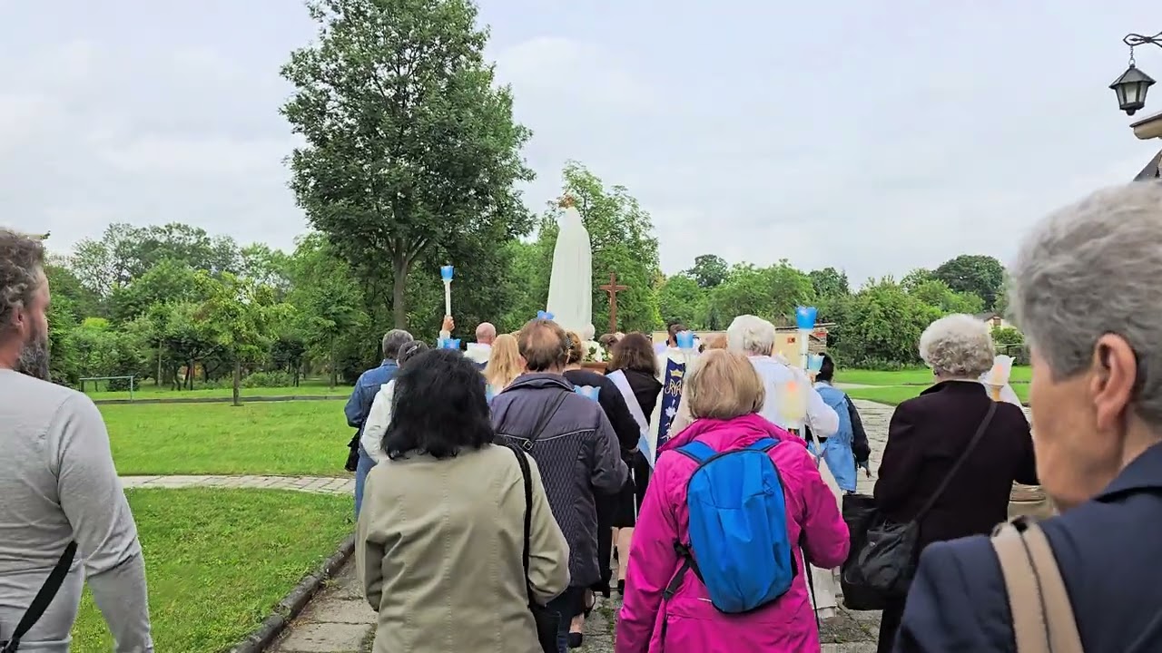 Nabożeństwo fatimskie - procesja - parafia Matki Bożej Dobrej Rady - Kraków Prokocim - 13.06.2024