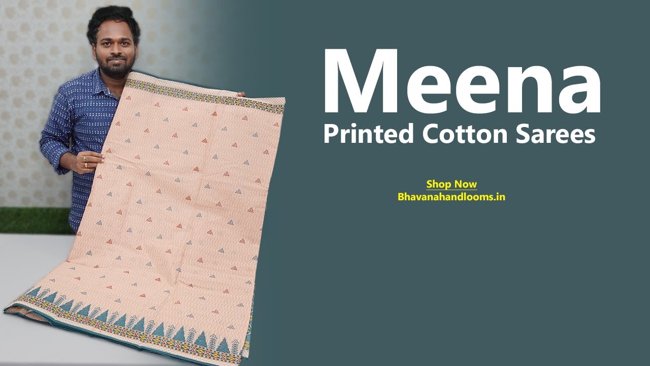 Meena Cotton Sarees Latest Collections | Free Shipping | Mana Handloom Sarees
