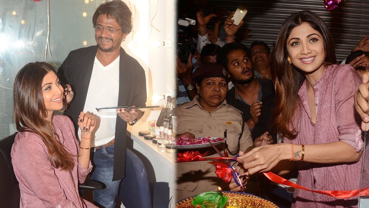 Shilpa Shetty Launches Her Make Up Artist Ajay Shelar's Makeup Academy