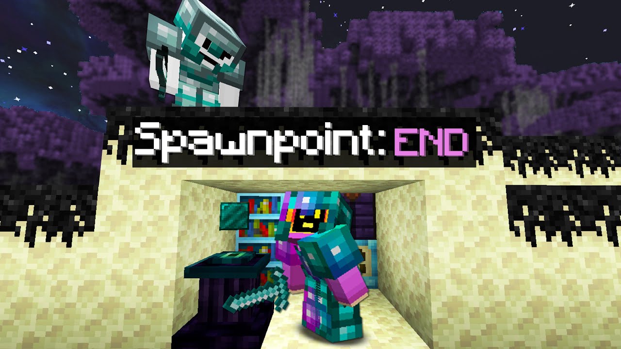 Minecraft Manhunt Но мы начинаем с конца!