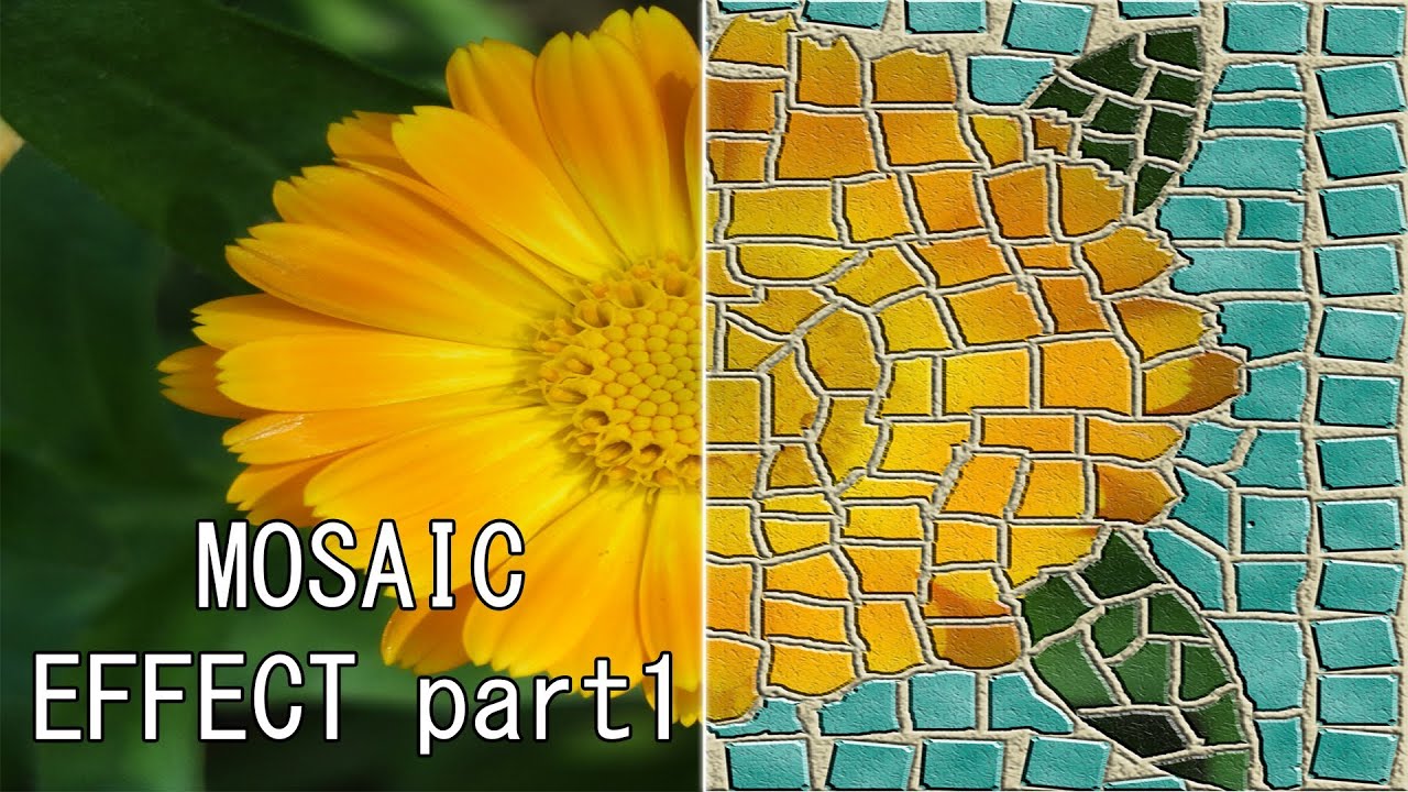 Photoshop CS5 Mosaic Effect Tutorial (Part 1)
