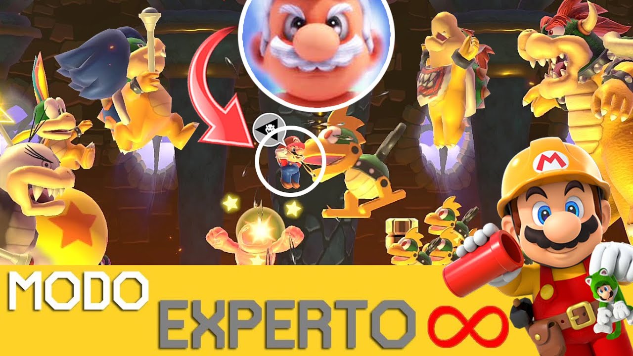 ME CUESTA CREER CÓMO FUE ESTO POSIBLE!!! 😱 - MODO EXPERTO INFINITO (NO SKIP) T3 #6 - SMM2 - ZetaSSJ