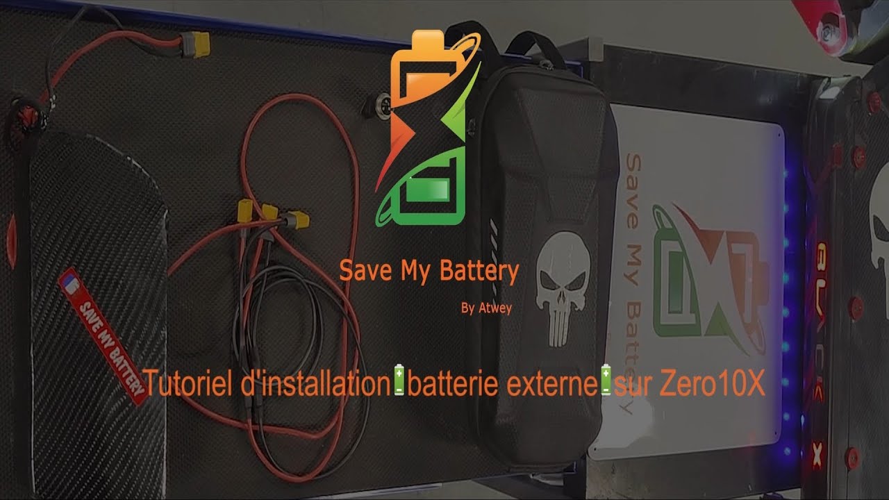 [Tuto] Installation batterie externe 52V ou 60V sur  Zero 10X.
