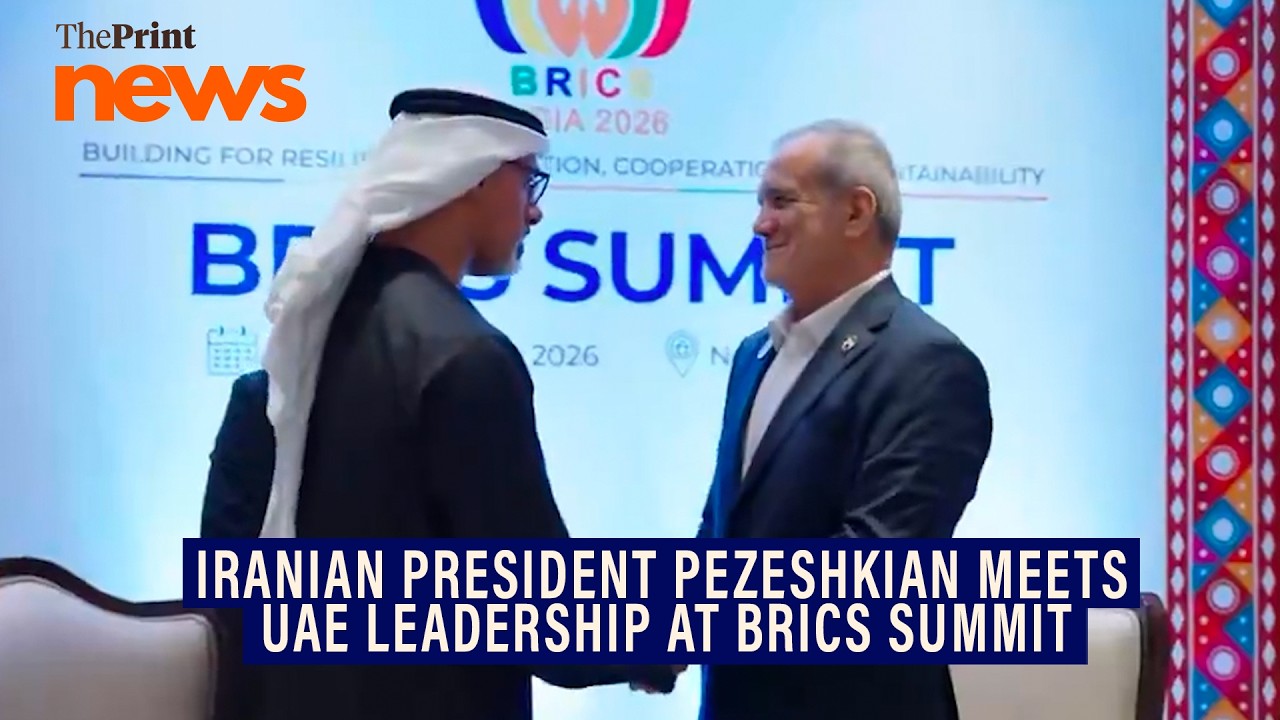 Iranian President Pezeshkian meets UAE leadership at BRICS Summit amid regional tensions