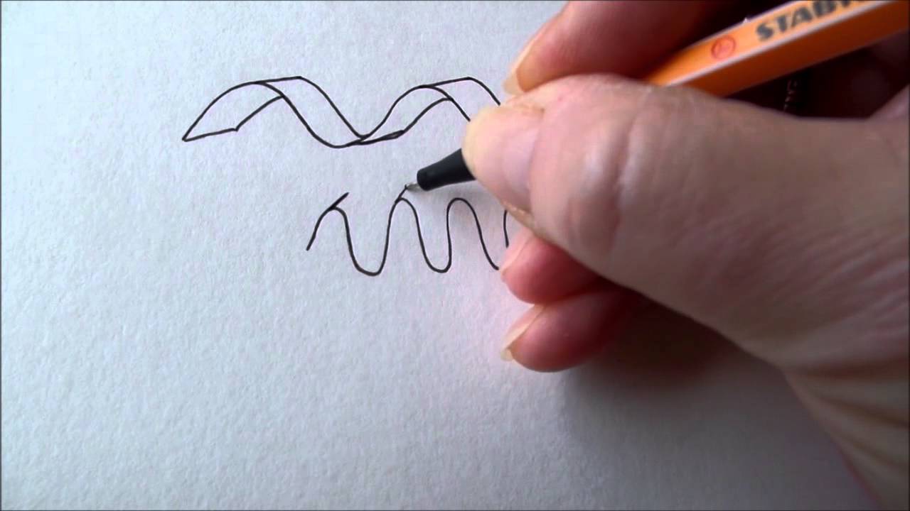How to draw a ribbon