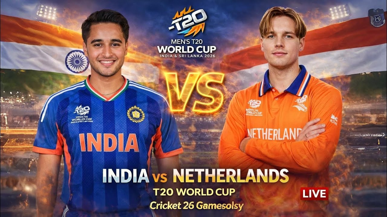 🇮🇳 India vs Netherlands 🇳🇱 | T20 World Cup 🏆🌍 | Cricket 26 Gameplay | தமிழ் 🏏🔥
