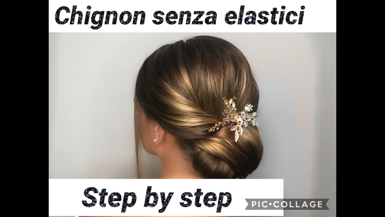 chignon senza elastici