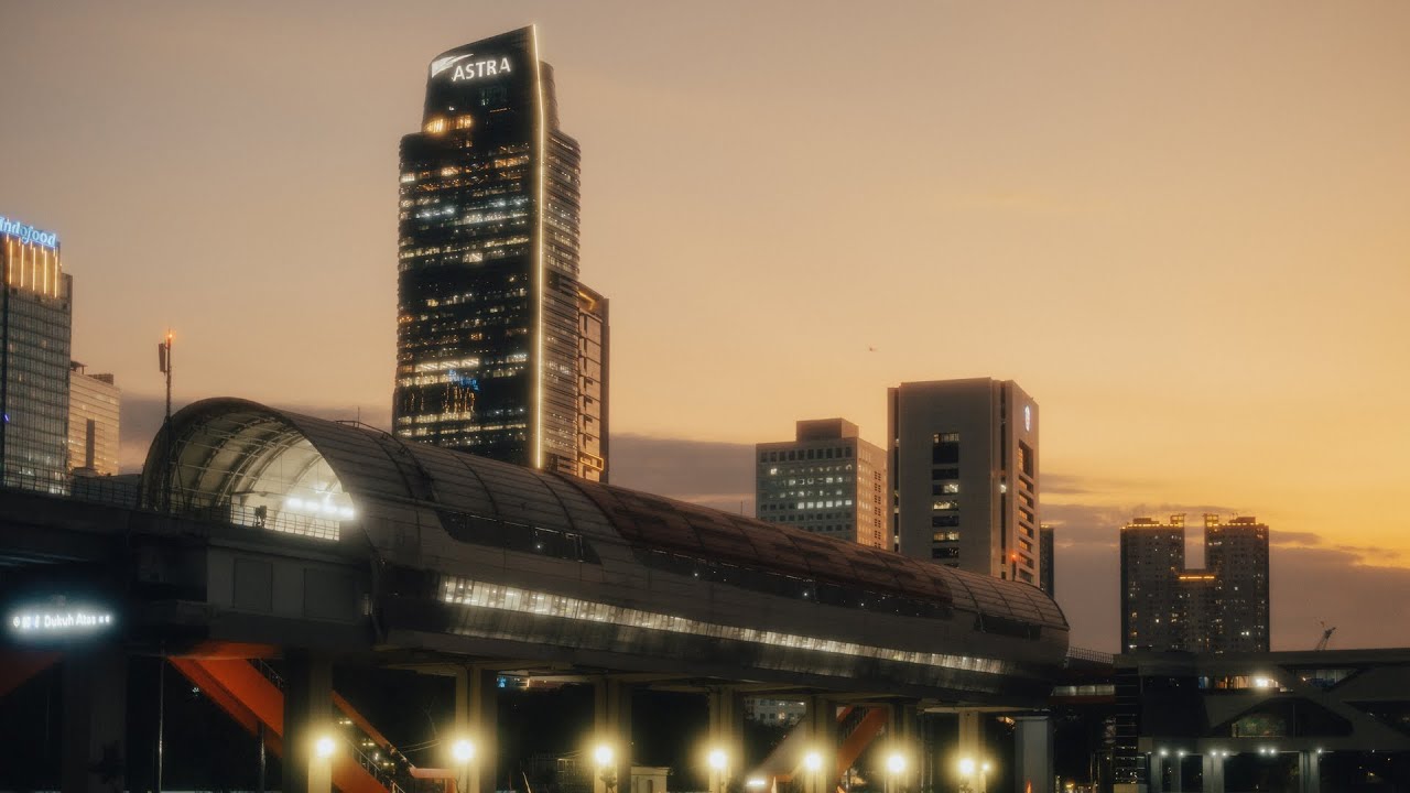 Simple Footage Cinematic video LRT Jakarta | Canon EOS R6 mark ii 4K