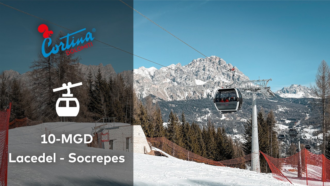 10-MGD Lacedel - Socrepes | Cortina d'Ampezzo | GoPro Timelapse 4K with GPS Data (NEW 2025/2026)