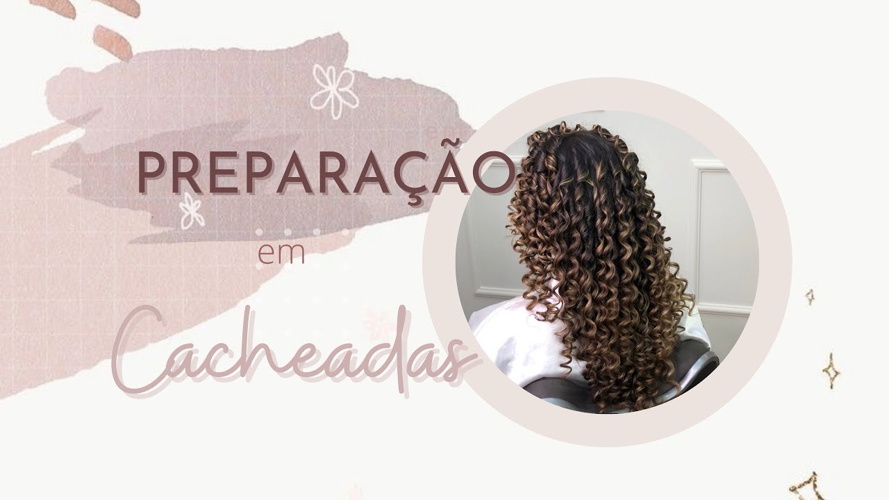 Preparação de Penteado em cabelos cacheados