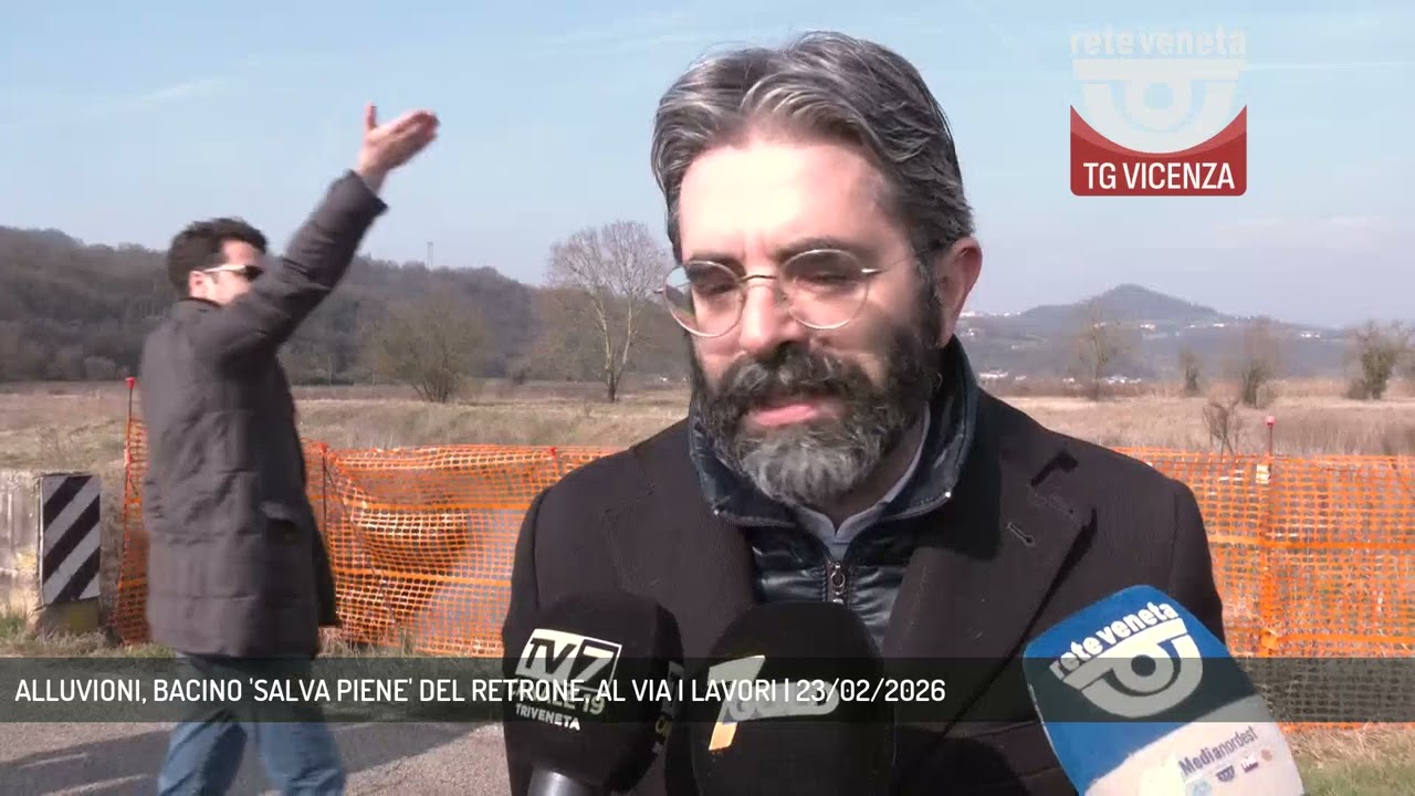 ALLUVIONI, BACINO 'SALVA PIENE' DEL RETRONE, AL VIA I LAVORI | 23/02/2026