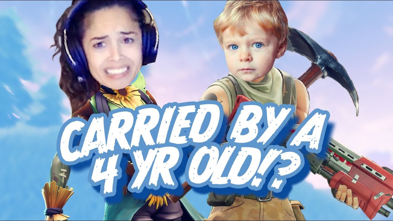 Youngest Fortnite Player Ever?! - Valkyrae Fortnite Highlights