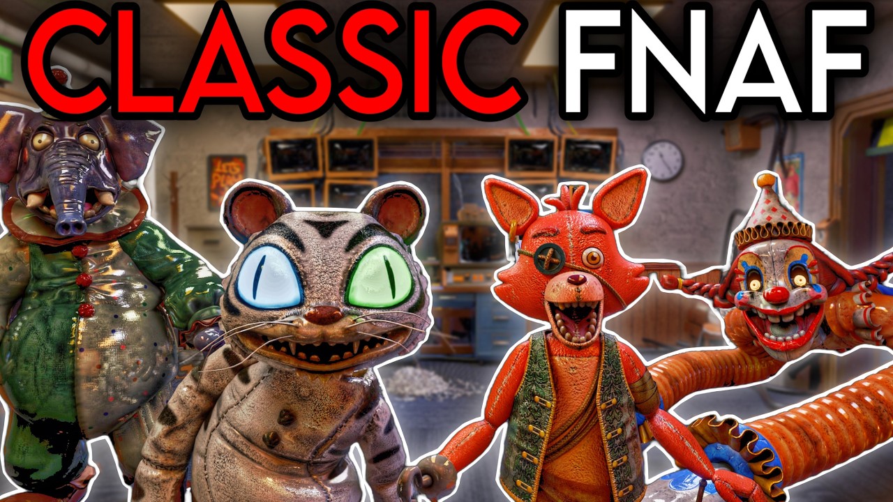 Что, если бы Secret of the Mimic была классической игрой FNAF? (Концепция игры)