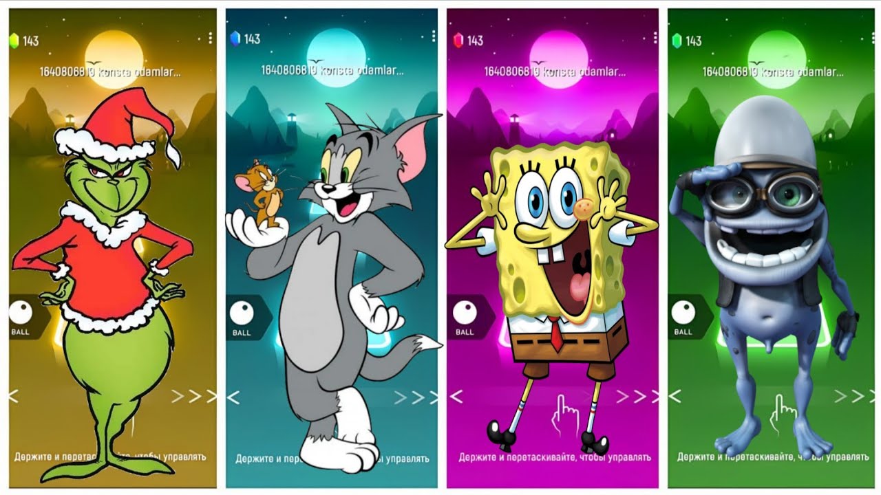 Tiles Hop: Funny Cartoon Race 😂🔥