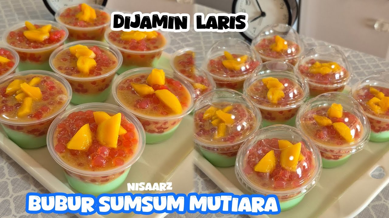 MASAKVLOG | BUBUR SUMSUM MUTIARA | JAJANAN TRADISIONAL |OLAHAN TEPUNG BERAS