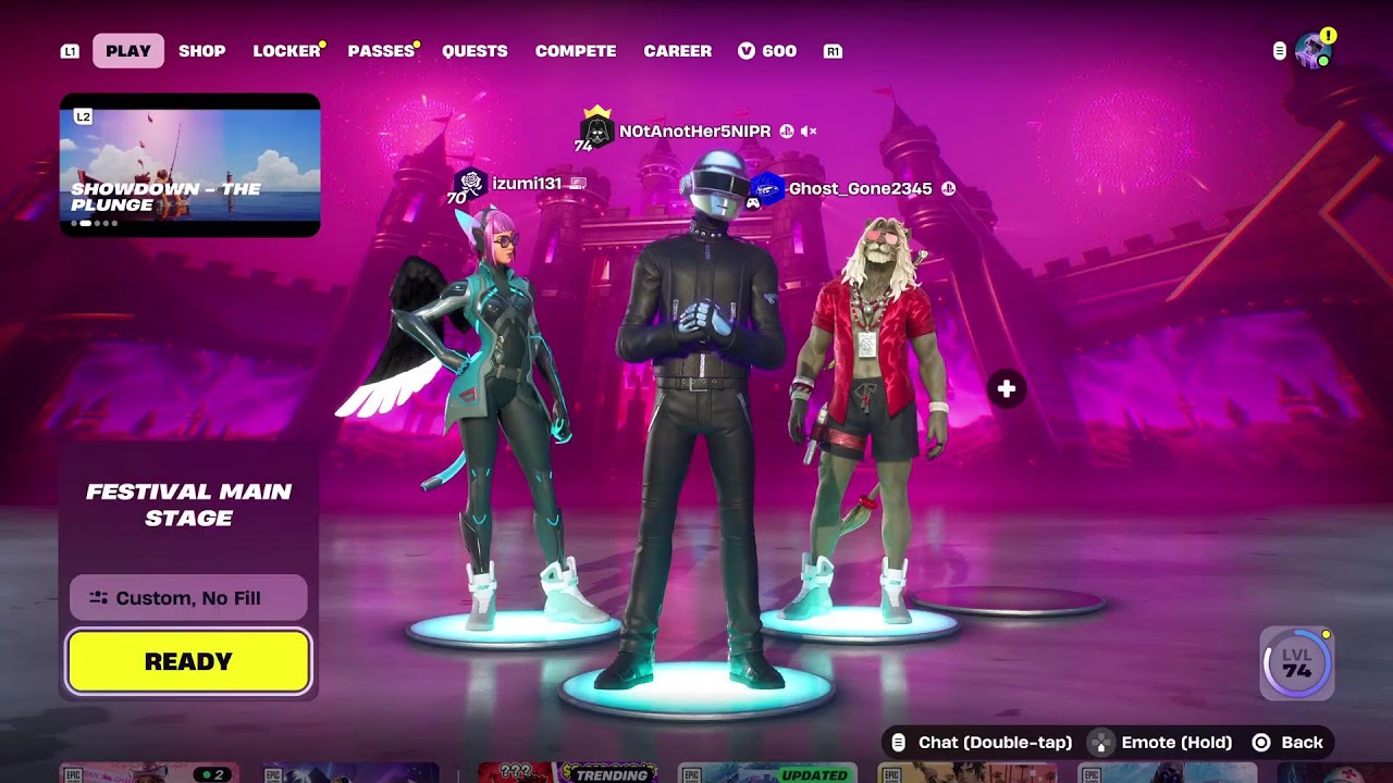 Fortnite Live stream 30 (Daft Punk event)