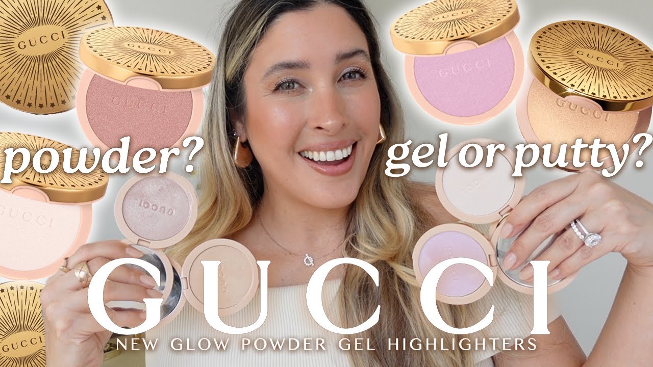НОВЫЕ МАКСИМАЛЬНЫЕ ХАЙЛАЙТЕРЫ GUCCI GLOW: САМЫЙ КРАСИВЫЙ ХАЙЛАЙТЕР? || ОБЗОР, НАНЕСЕНИЕ И СВОТЧИ