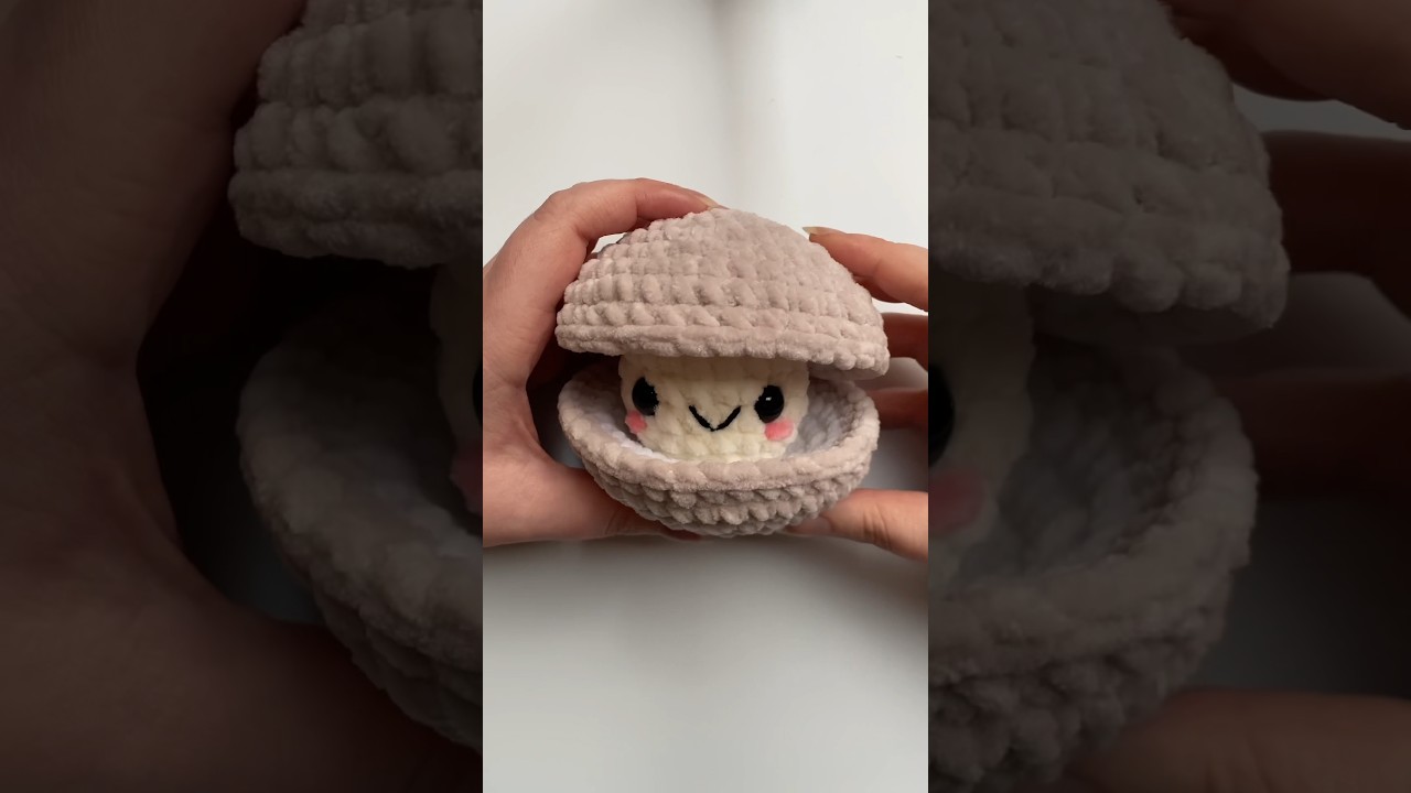 Combien de temps pour faire une palourde #crochetaddict #crochet #crocheting #peluche #crochetlove