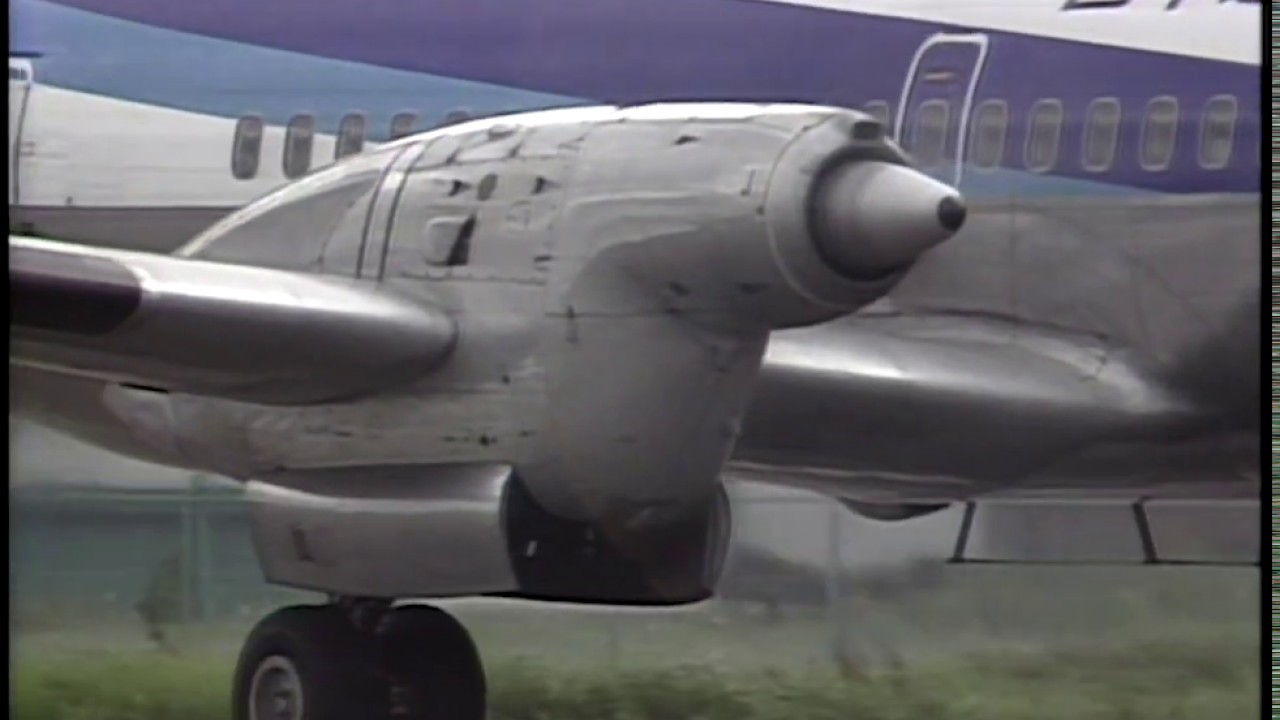 YS-11 Cockpit and Flight (90s) HD