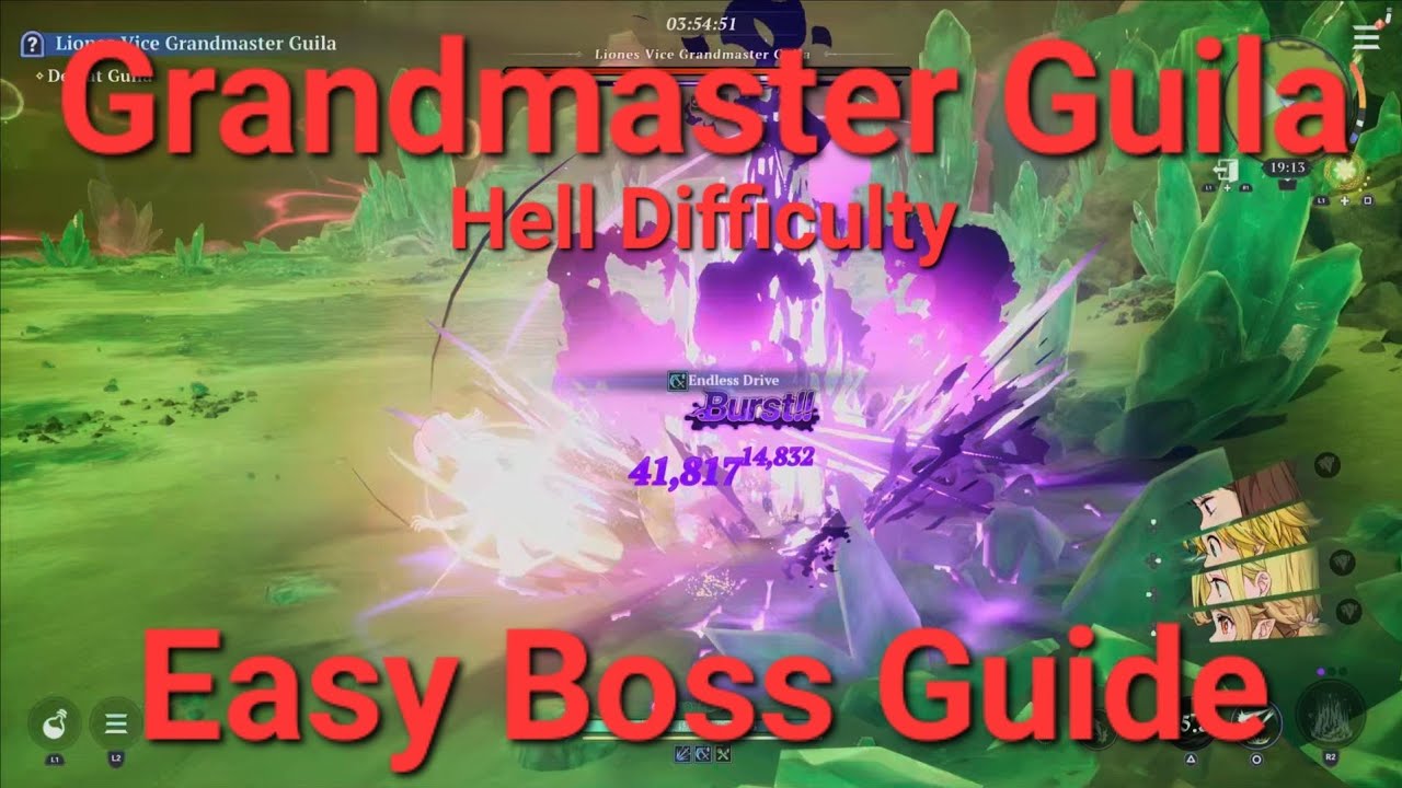 Seven Deadly Sins Origin Grandmaster Guila Easy Boss Guide