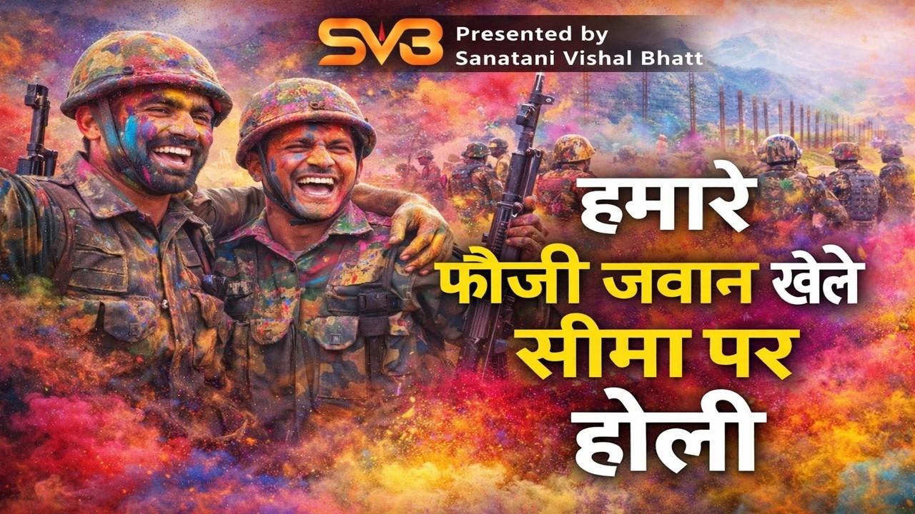 हमारे फौजी जवान खेले सीमा पर होली 🇮🇳 | Fauji Holi Song |Deshbhakti Holi Geet | Sanatani Vishal Bhatt
