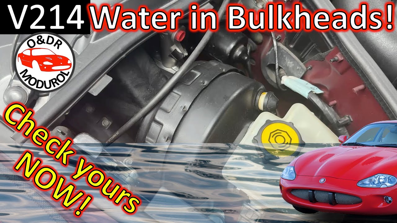 Jaguar XK8 & XKR: The #1 Cause of ECU & Brake Booster Water Damage. Modurol V214