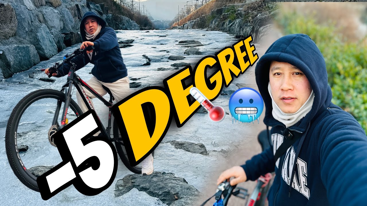 Winter Cycling in Korea 🥶😶‍🌫️Extreme Cold Ride l #epskorealife l 