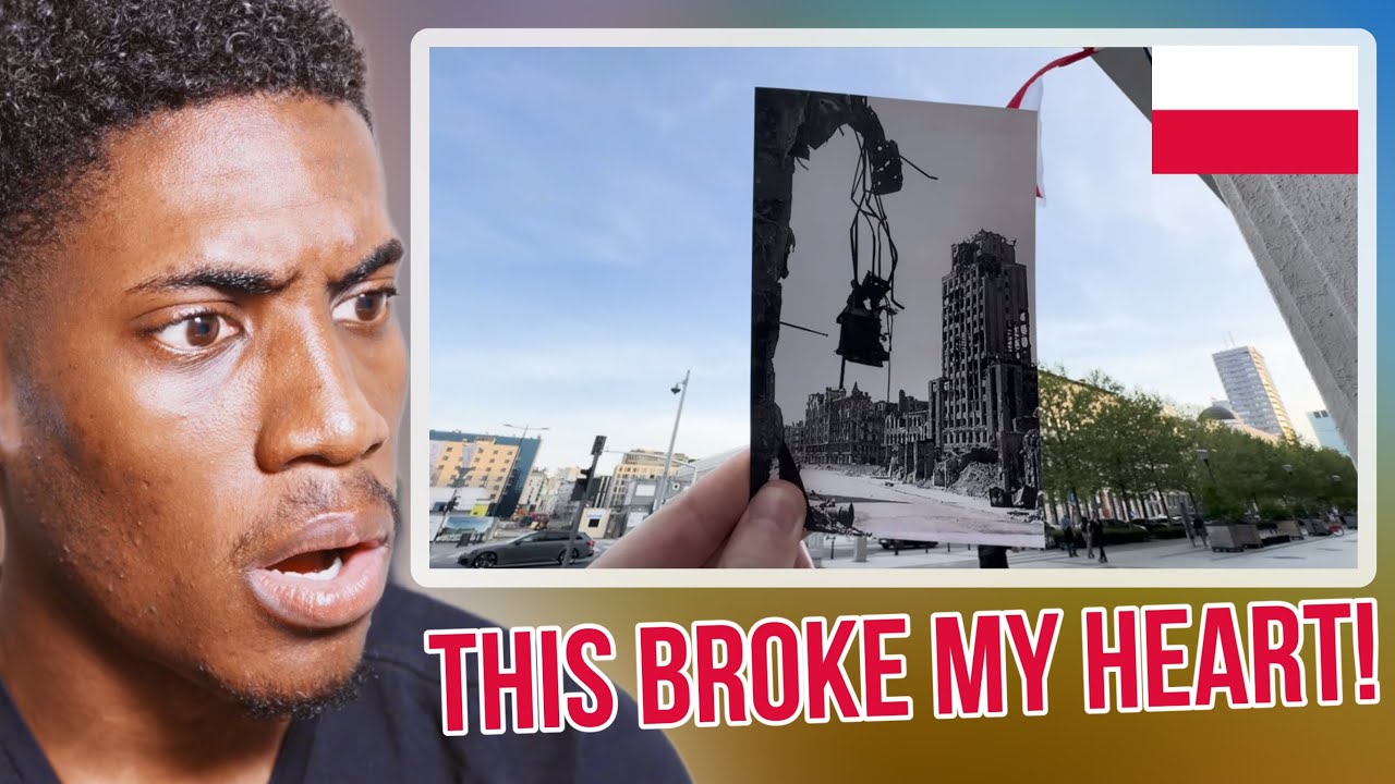 Warsaw Poland After The War 1945 vs 2024 || FOREIGN REACTS