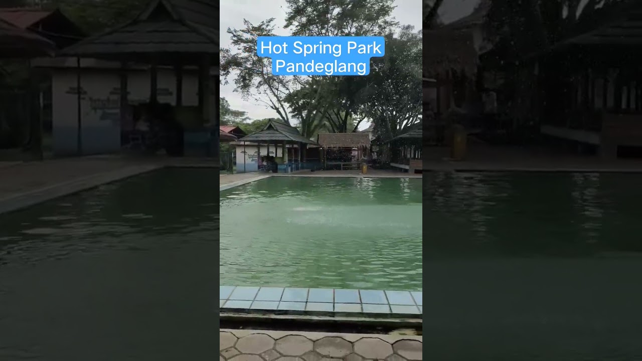 Wisata Pandeglang Pemandian Air Panas Gunung Torong Hot Spring Park