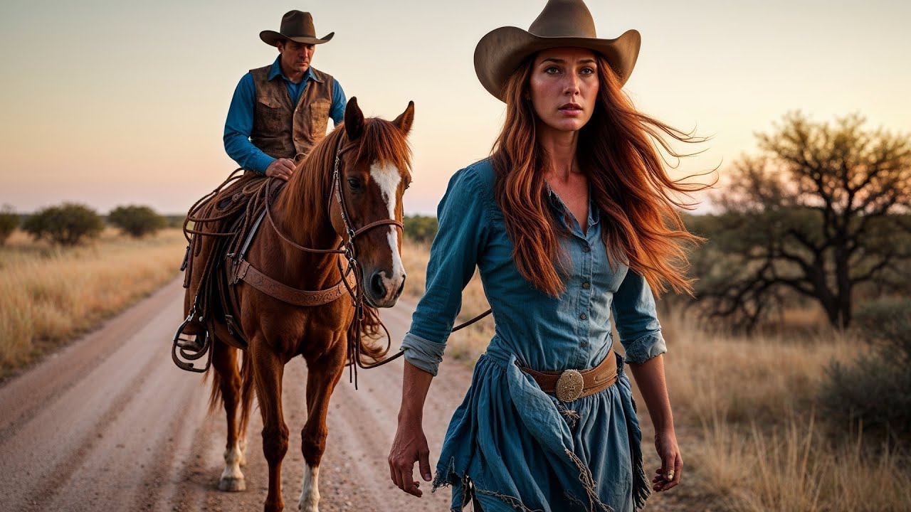 Cowboy Saw Her Limping Along the Dusty Road, Offered His Saddle and Found the Woman of His Dreams