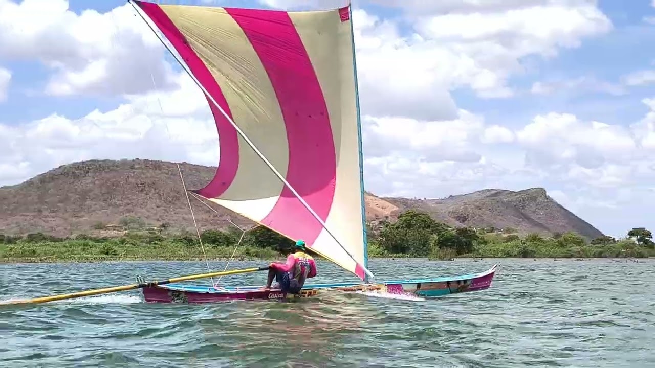 Corrida de barco com uma vela homenagem aniversário do amigo Flávio Traipu-Al, 23 de janeiro de 2026