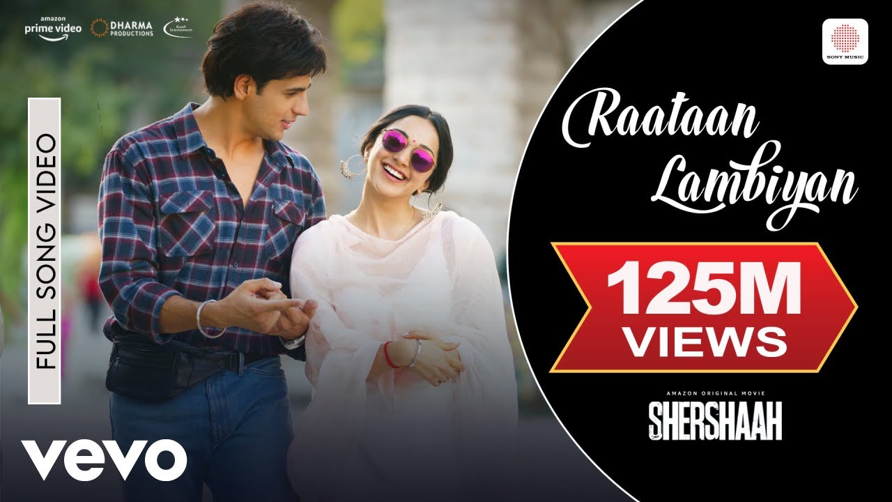 Raataan Lambiyan - Shershaah | Full Song | Sidharth, Kiara | Tanishk B, Jubin, Asees