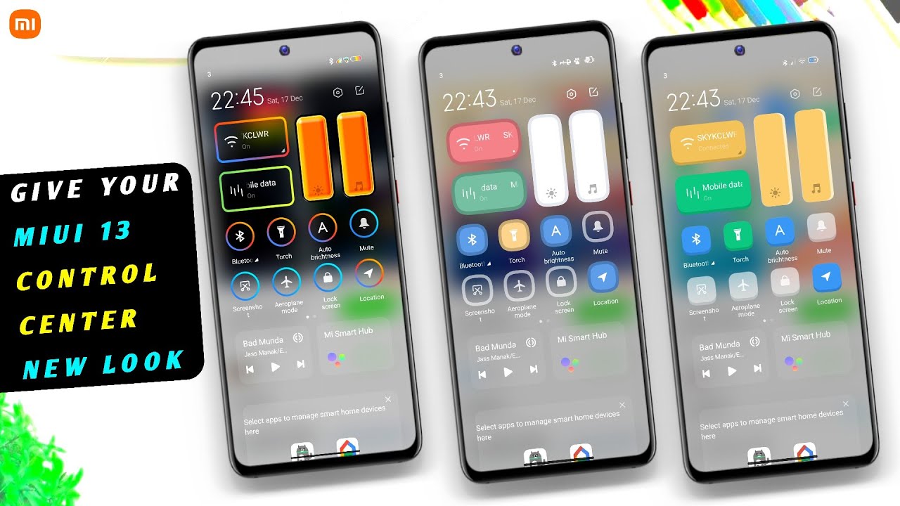 Give New Style To Your MIUI 13 Control Centre