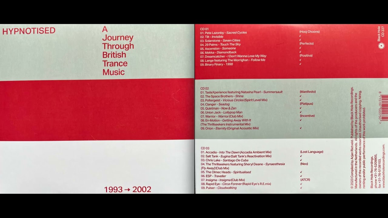 Hypnotised - Journey Through British Trance, 1993 - 2002 (Disc 2) (Mix Album) [HQ]