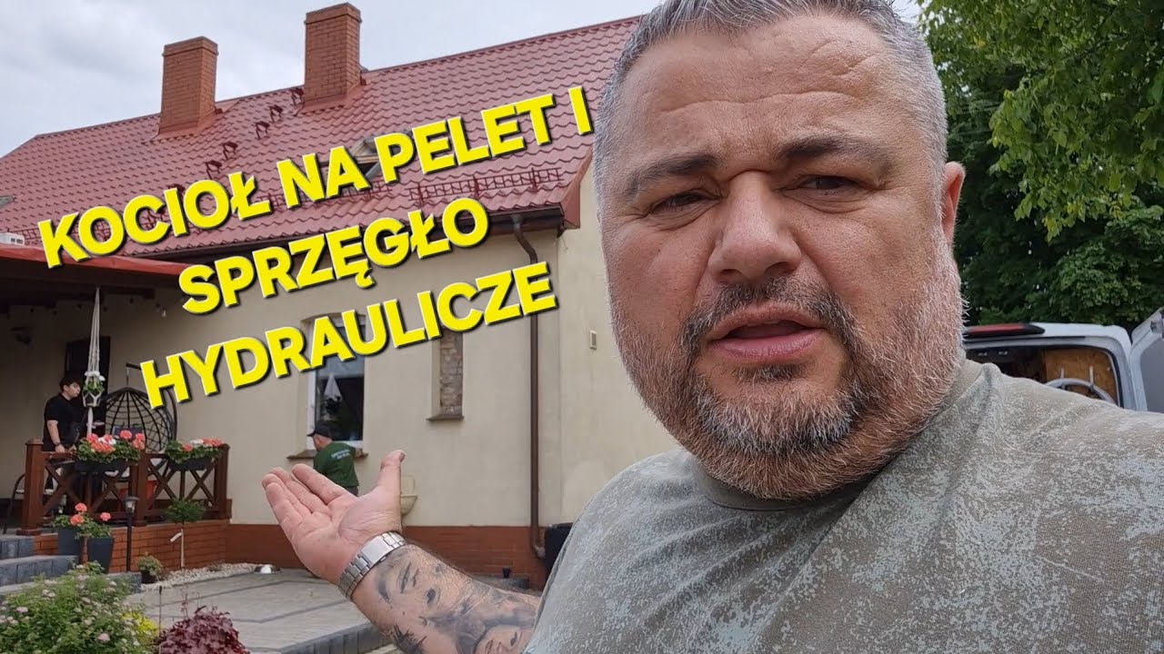 KOCIOŁ NA PELET I SPRZĘGŁO HYDRAULICZNE
