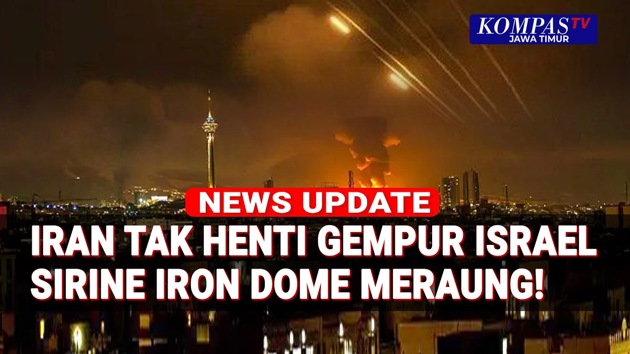 Iran Gempur Israel, Begini Detik-Detik Iron Dome Cegat Rudal Mematikan