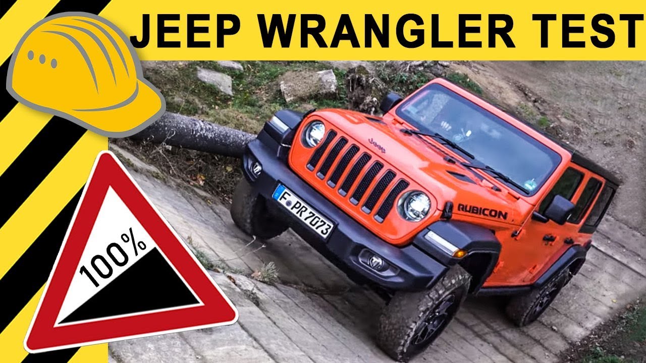 100% Steigung! JEEP WRANGLER  im TEST Offroad & Onroad!