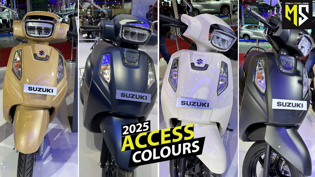 2025 Suzuki Access 125 Color Options and Walkaround! 🔥Access 125 New Colours