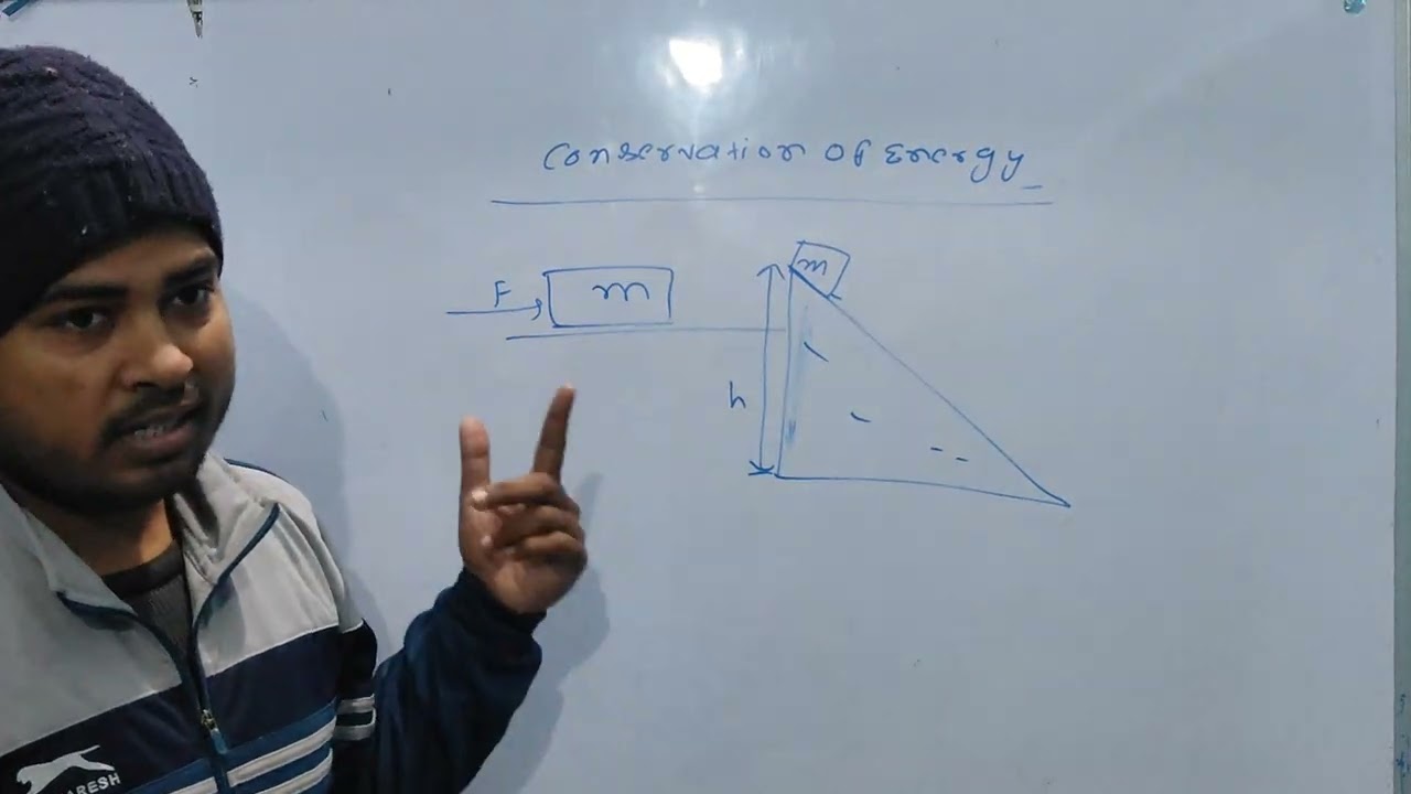 Conservation of energy explained for 11th 12th jee neet students 