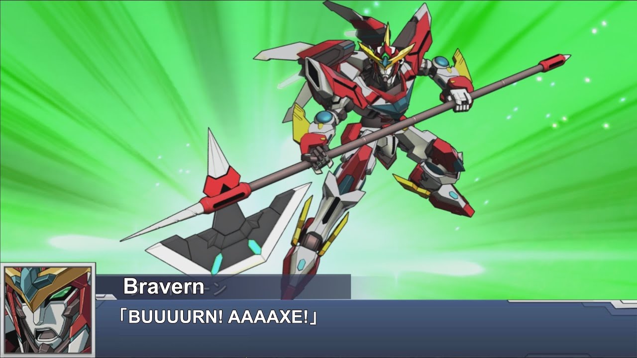 [ENG Sub]Super Robot Wars DD - Bravern Attacks(SSR3) | スパロボDD - ブレイバーン 全武装